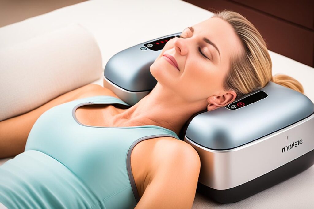 Massageador Elétrico, Cinta Para Alíviar Dor Cólica Menstrual